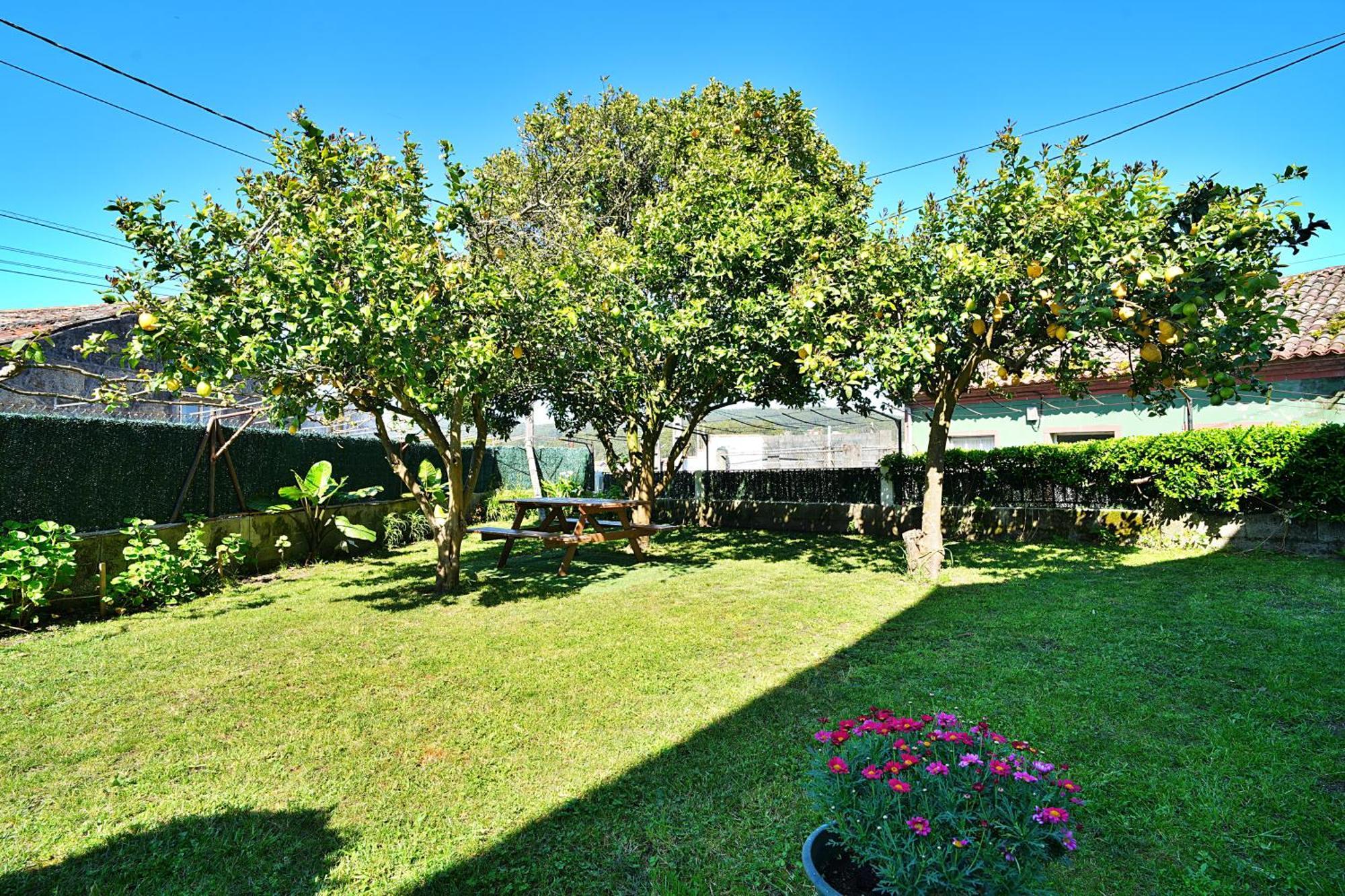 Casa Con Jardin En Vilanova De Arousa Pontevedra Eksteriør bilde